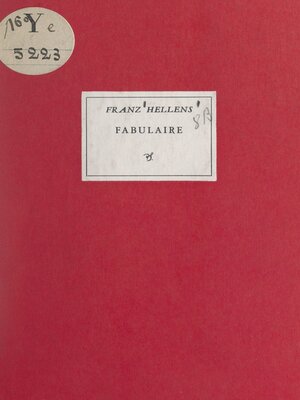 cover image of Fabulaire